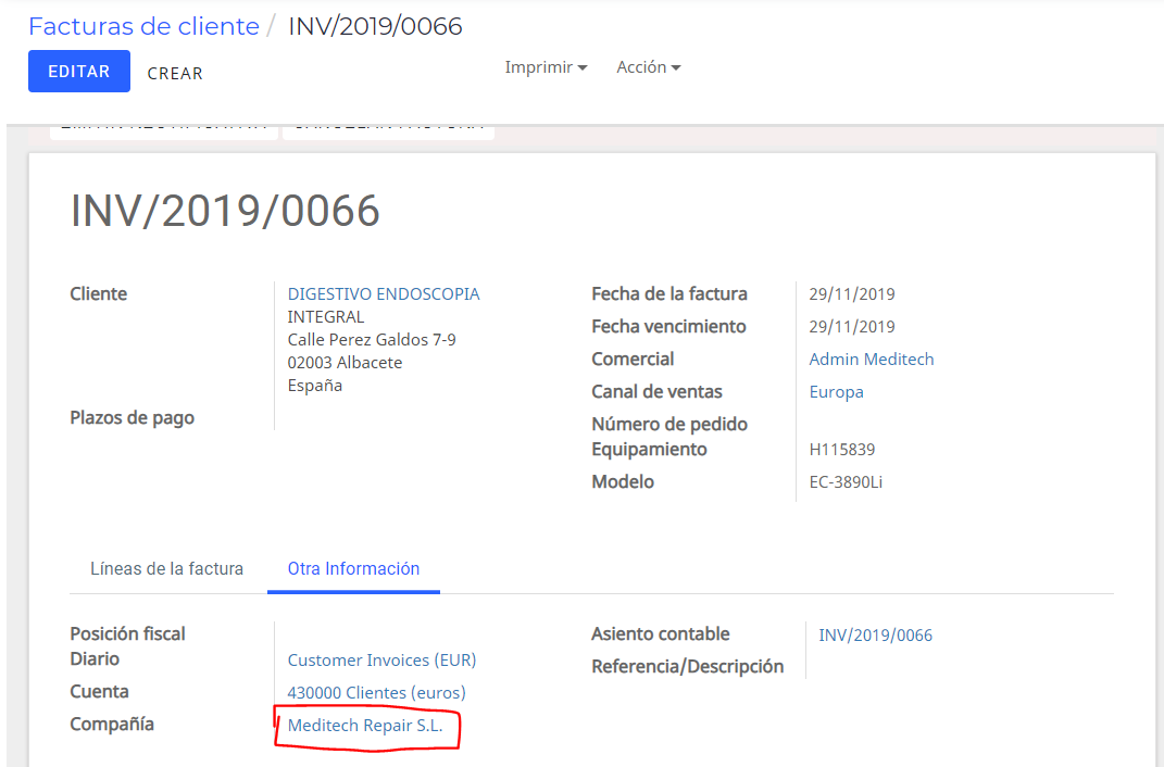 Captura de pantalla de Accon