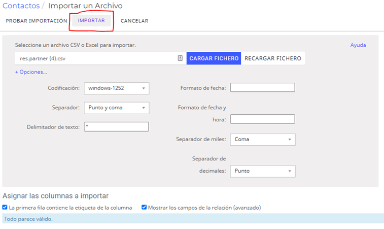 Captura de pantalla de Accon