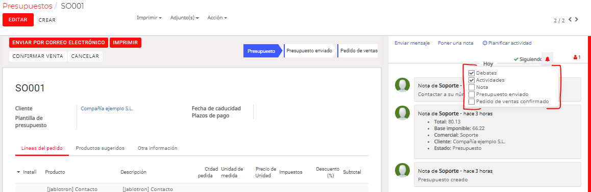 Captura de pantalla de Accon