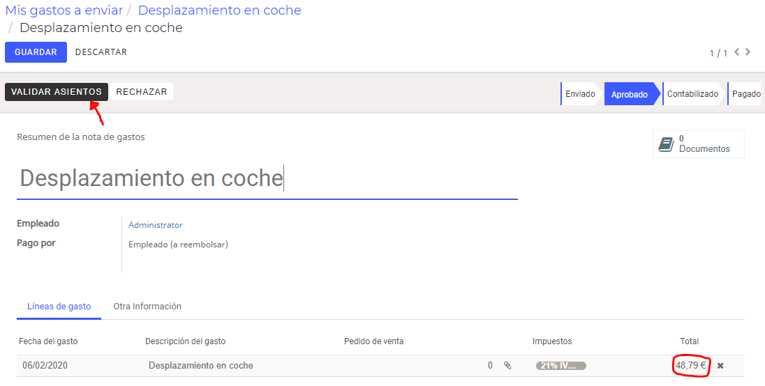 Captura de pantalla de Accon