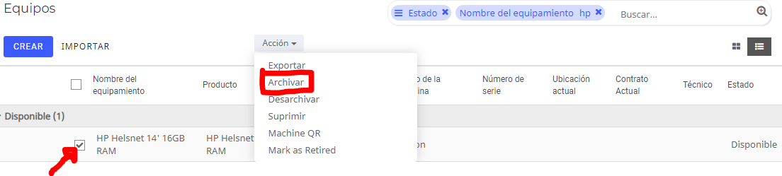 Captura de pantalla de Accon