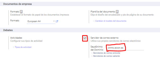 Captura de pantalla de Accon