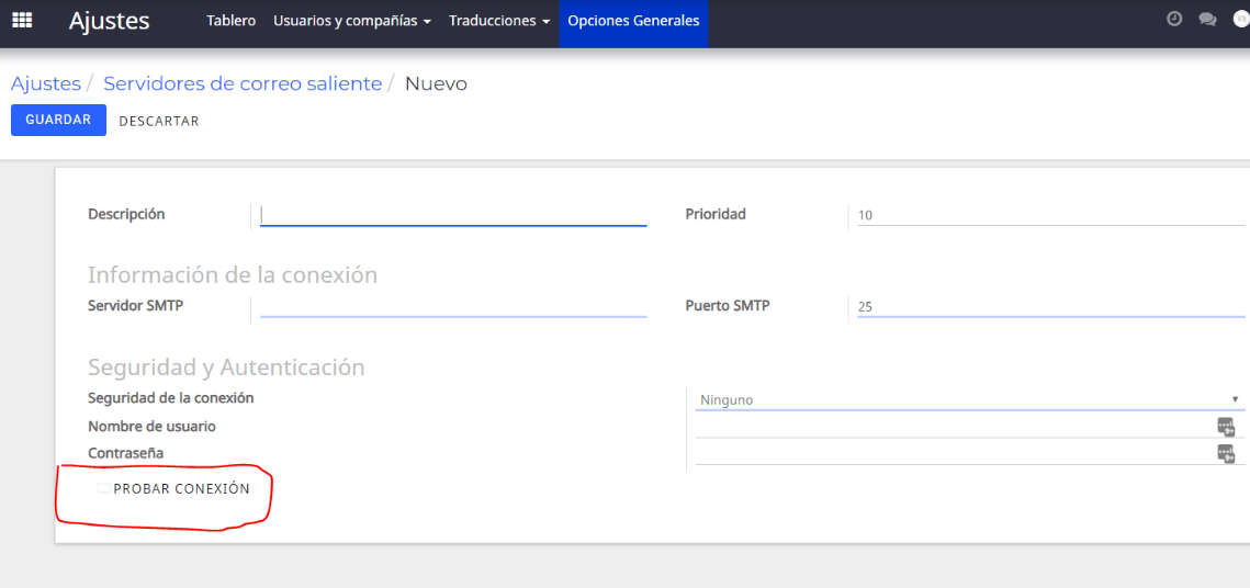 Captura de pantalla de Accon