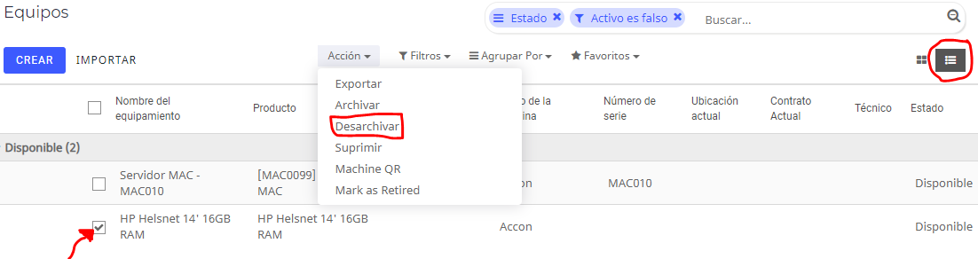 Captura de pantalla de Accon